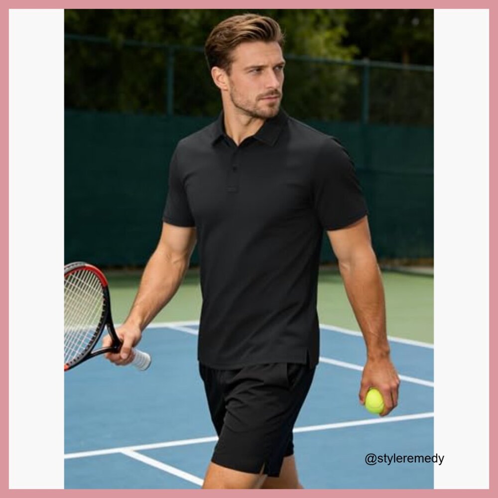 Performance Polo Shirt Quick Dry Polyester Golf T… - image 3